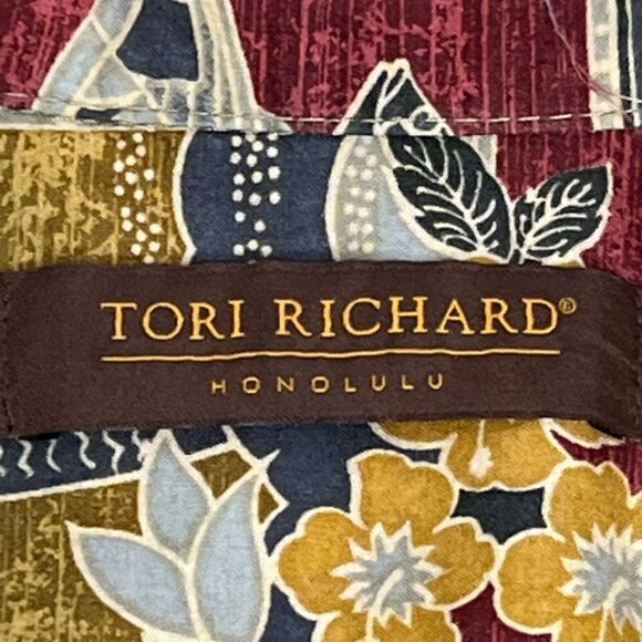 Tori Richard Honolulu vintage short sleeve button up Hawaiian shirt size XL - Picture 8 of 10